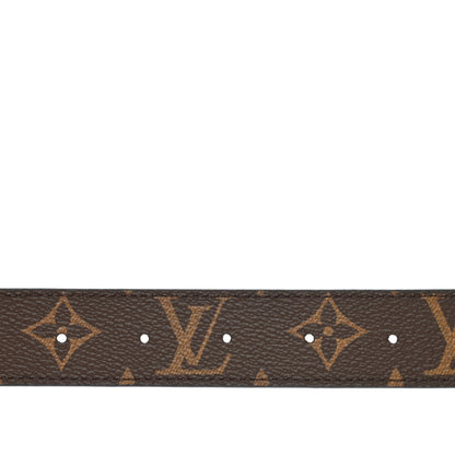 Louis Vuitton Calfskin Monogram 30mm LV Initiales Reversible Belt 80 32 Black 4 of 4