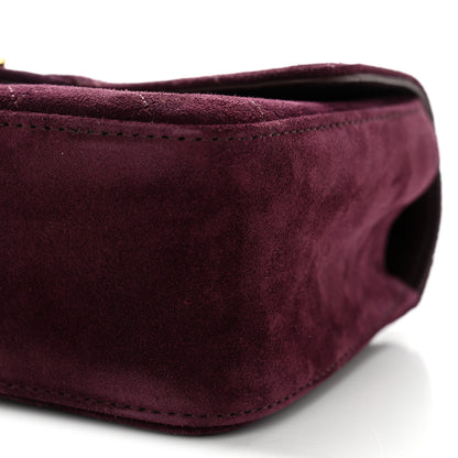 Chanel Suede Calfskin Mini Souplissimo Flap Burgundy 10 of 11