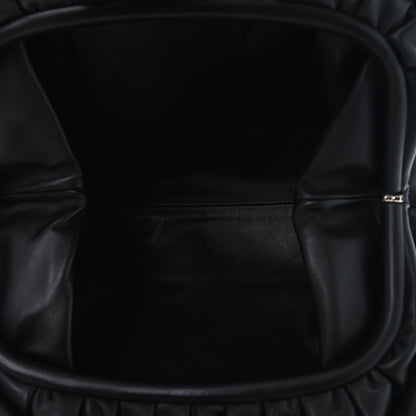 Bottega Veneta Smooth Butter Calf The Pouch Oversized Clutch Black 5 of 10