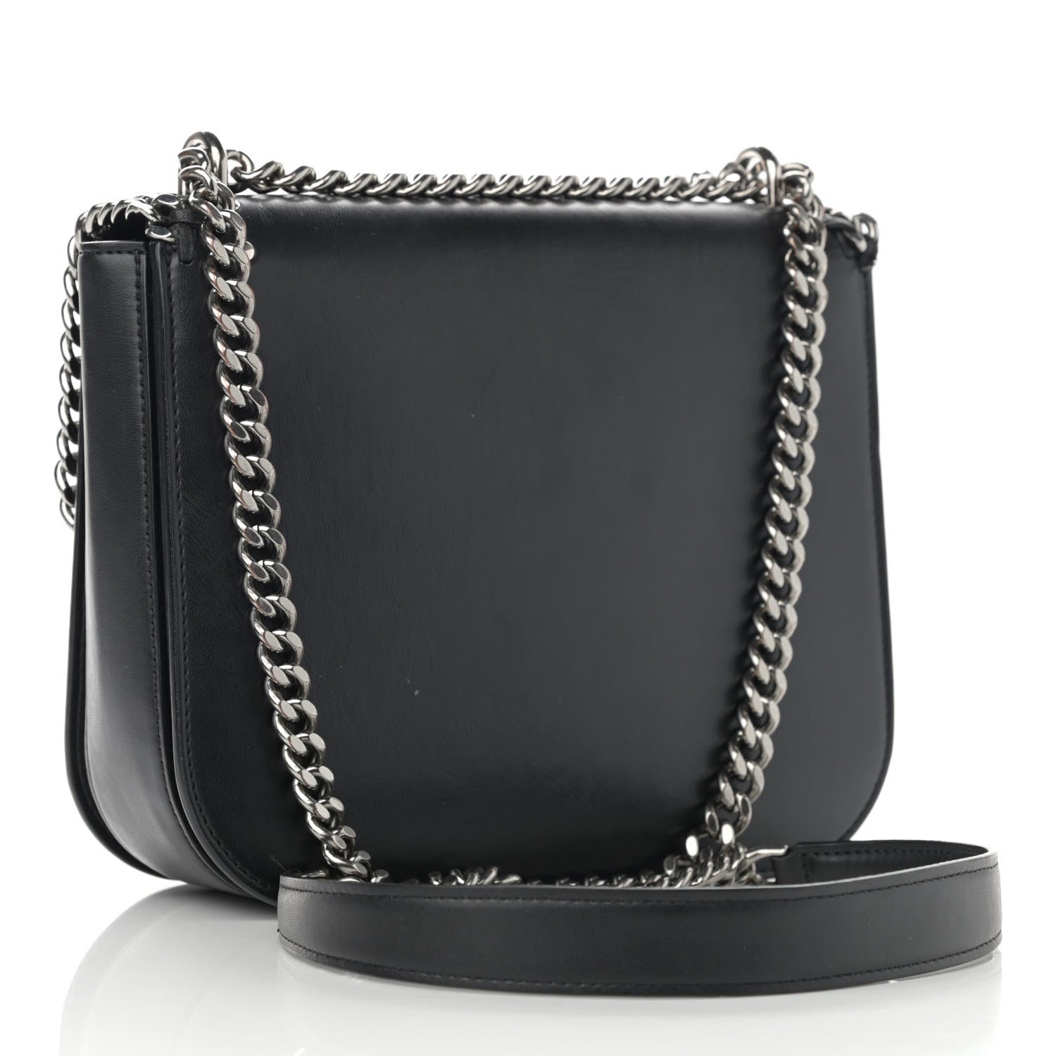 Stella McCartney Eco Alter Nappa Medium Falabella Box Bird Shoulder Bag Black 3 of 13