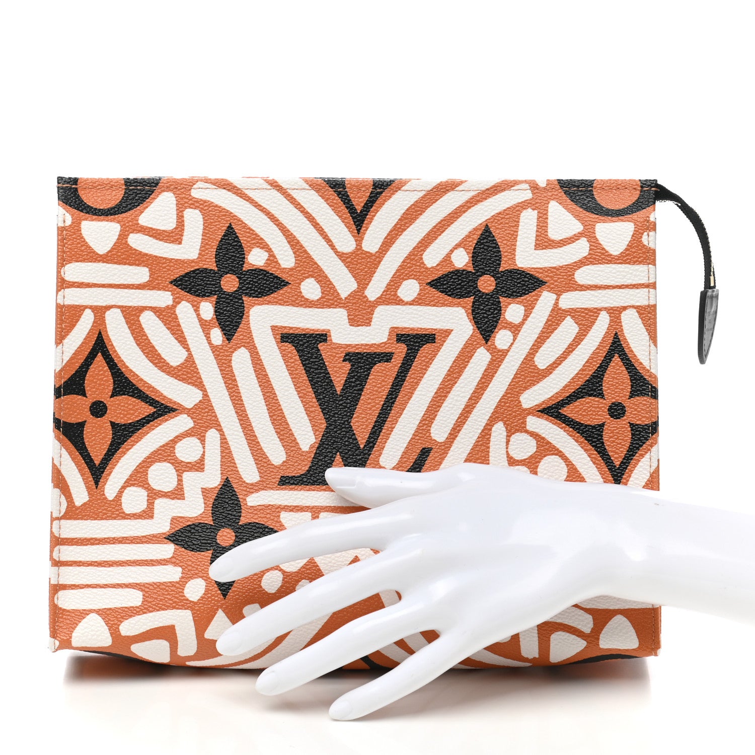 Louis Vuitton Monogram Giant Crafty Pochette Toiletry 26 Creme Caramel 2 of 8