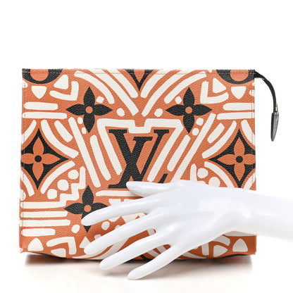 Louis Vuitton Monogram Giant Crafty Pochette Toiletry 26 Creme Caramel 2 of 8