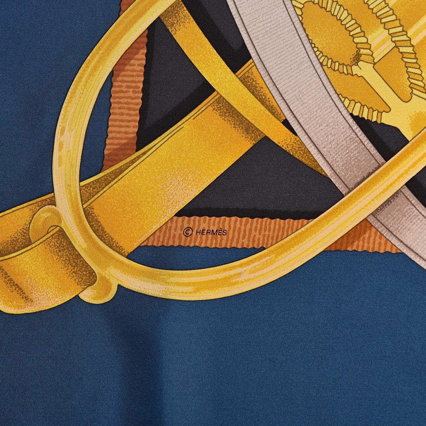 Silk Grand Manege Scarf 140