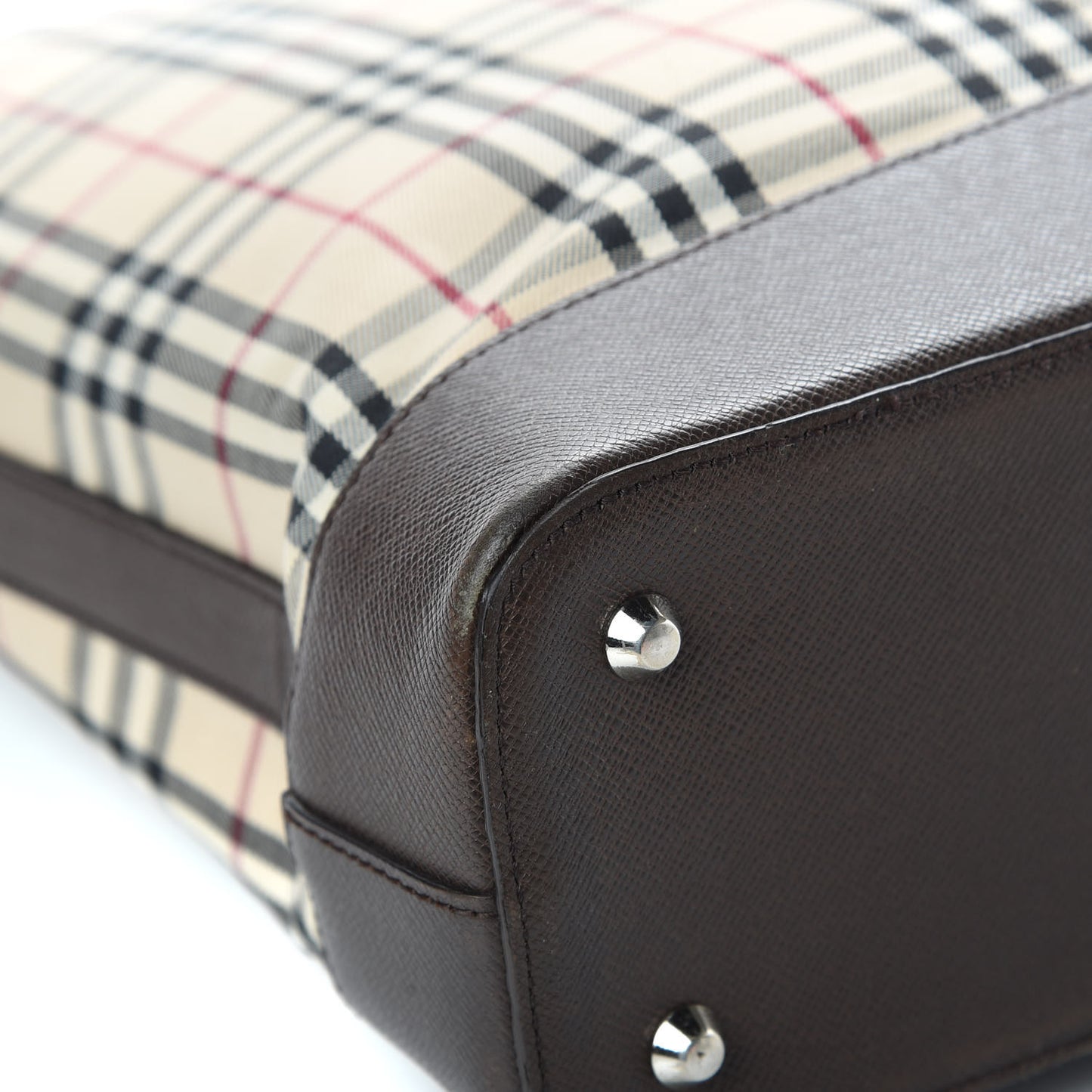 Vintage Check Tote Black