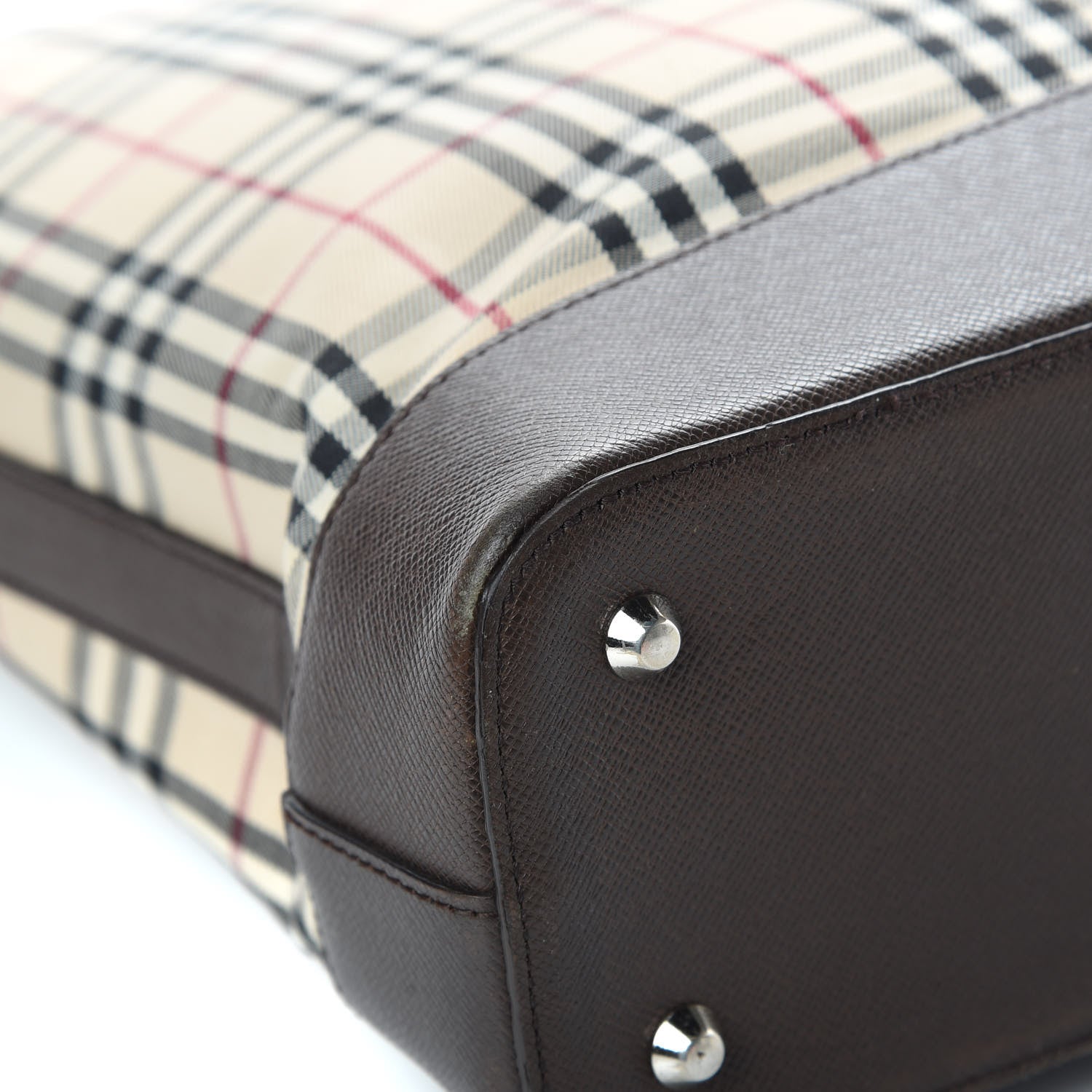 Burberry Vintage Check Tote Black 13 of 23