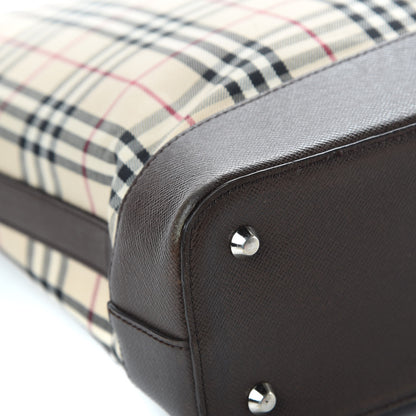 Burberry Vintage Check Tote Black 13 of 23