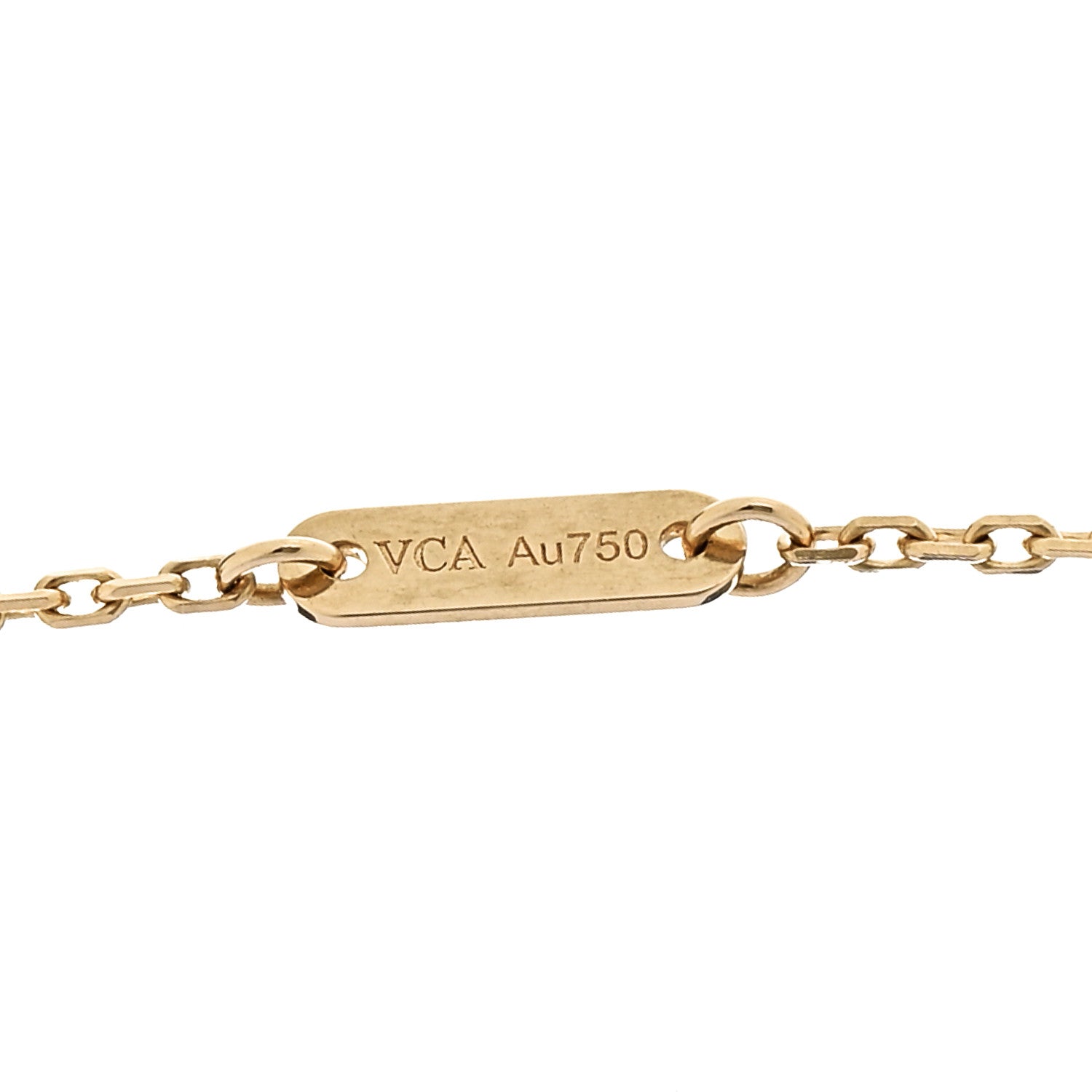 Van Cleef & Arpels 18K Yellow Gold Diamond Mini Frivole Pendant Necklace 6 of 7