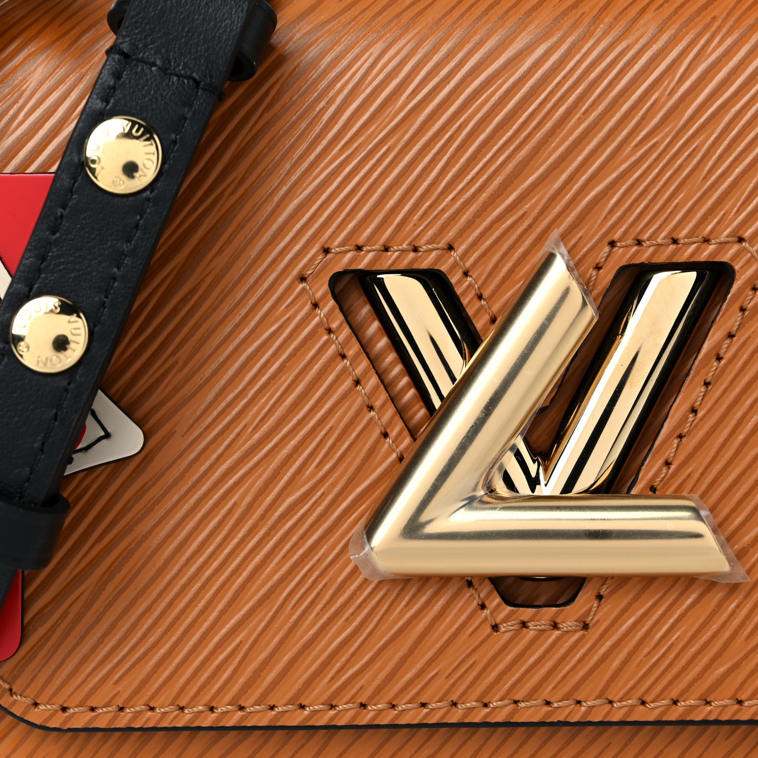 Louis Vuitton Epi Crafty Twist Shoulder Bag Mini Caramel 6 of 8