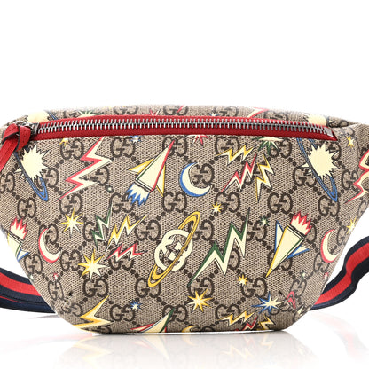 Gucci GG Supreme Monogram Childrens Space Print Belt Bag Multicolor 8 of 10