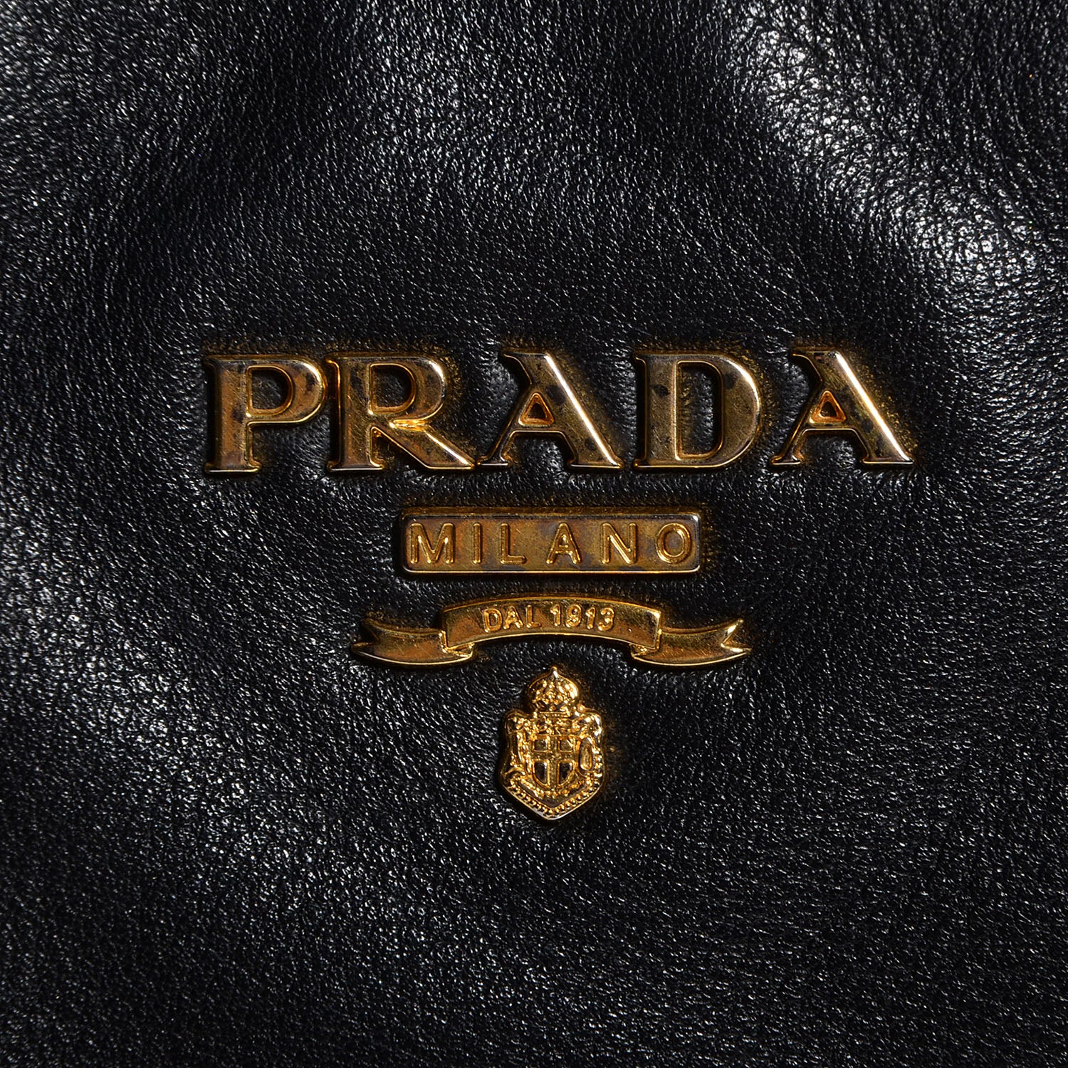 Prada Soft Calf Zipper Detail Tote Nero Black 3 of 11
