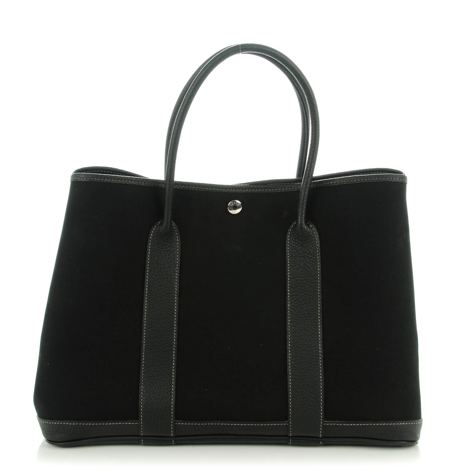 Hermes Toile Negonda Garden Party Tote 36 MM Black 1 of 6