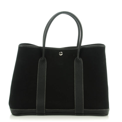 Hermes Toile Negonda Garden Party Tote 36 MM Black 1 of 6