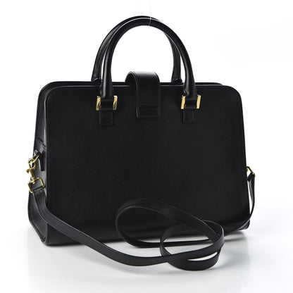 Saint Laurent Smooth Calfskin Small Monogram Cabas Black 2 of 8
