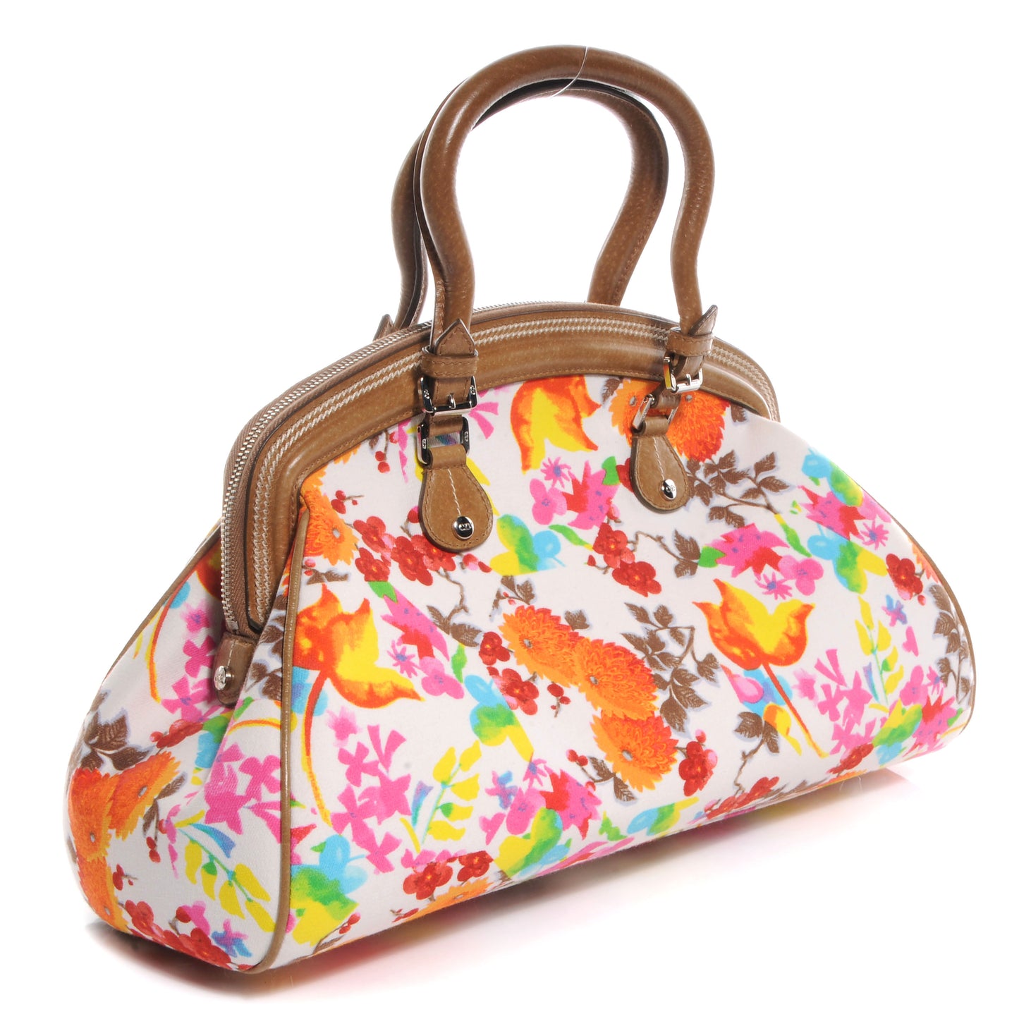 Floral Frame Satchel