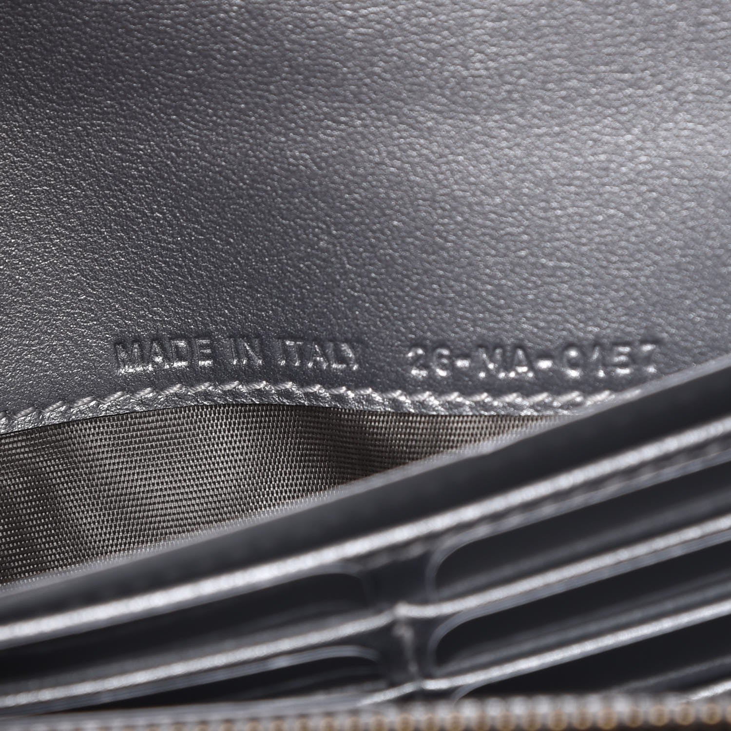 Christian Dior Metallic Calfskin J'Adior Croisiere Chain Wallet Silver 7 of 7