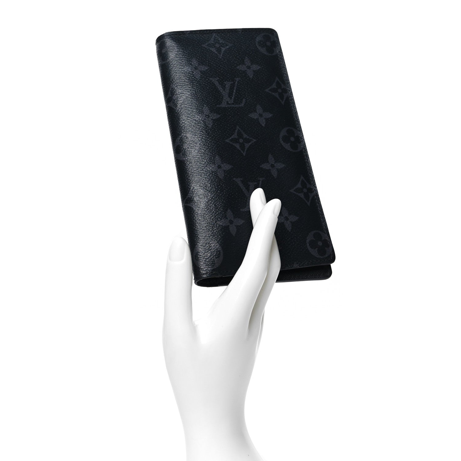 Louis Vuitton Monogram Eclipse Brazza Wallet 2 of 8