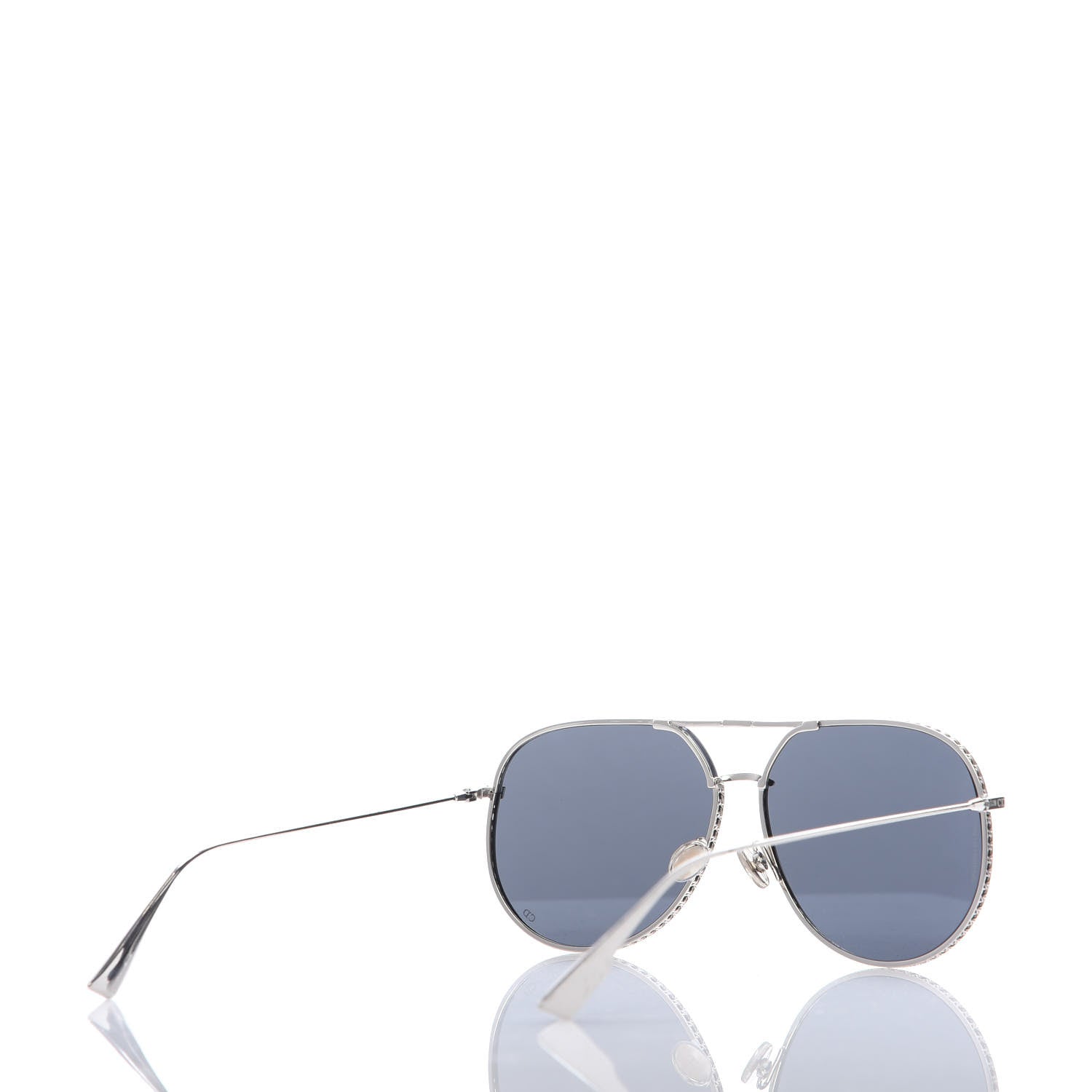 Christian Dior Pilot Diorbydior Sunglasses Silver 4 of 8