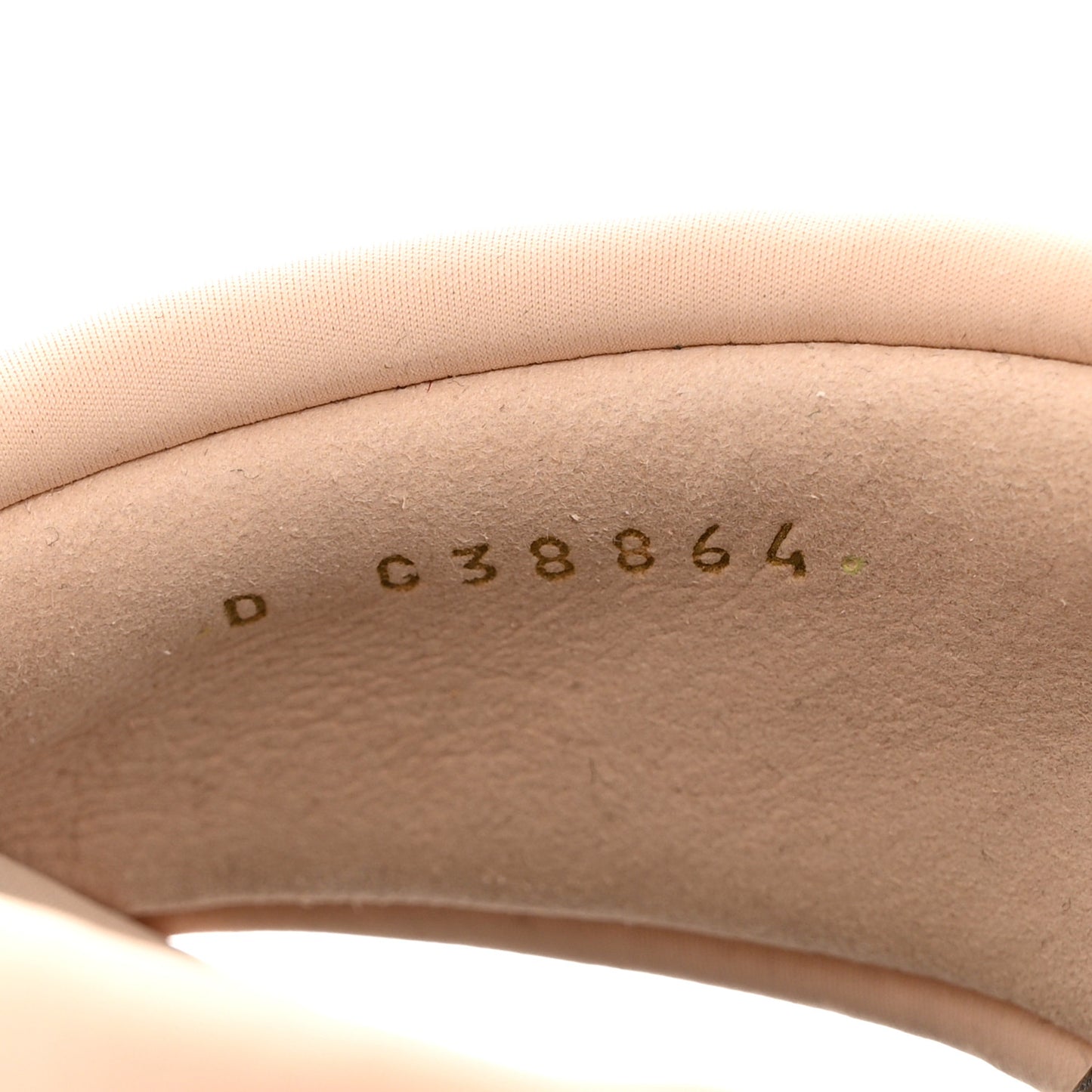 Fabric CC Mules Sandals 37 Light Beige
