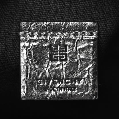 Givenchy Metallic Calfskin Small Voyou Bag Silver 6 of 9