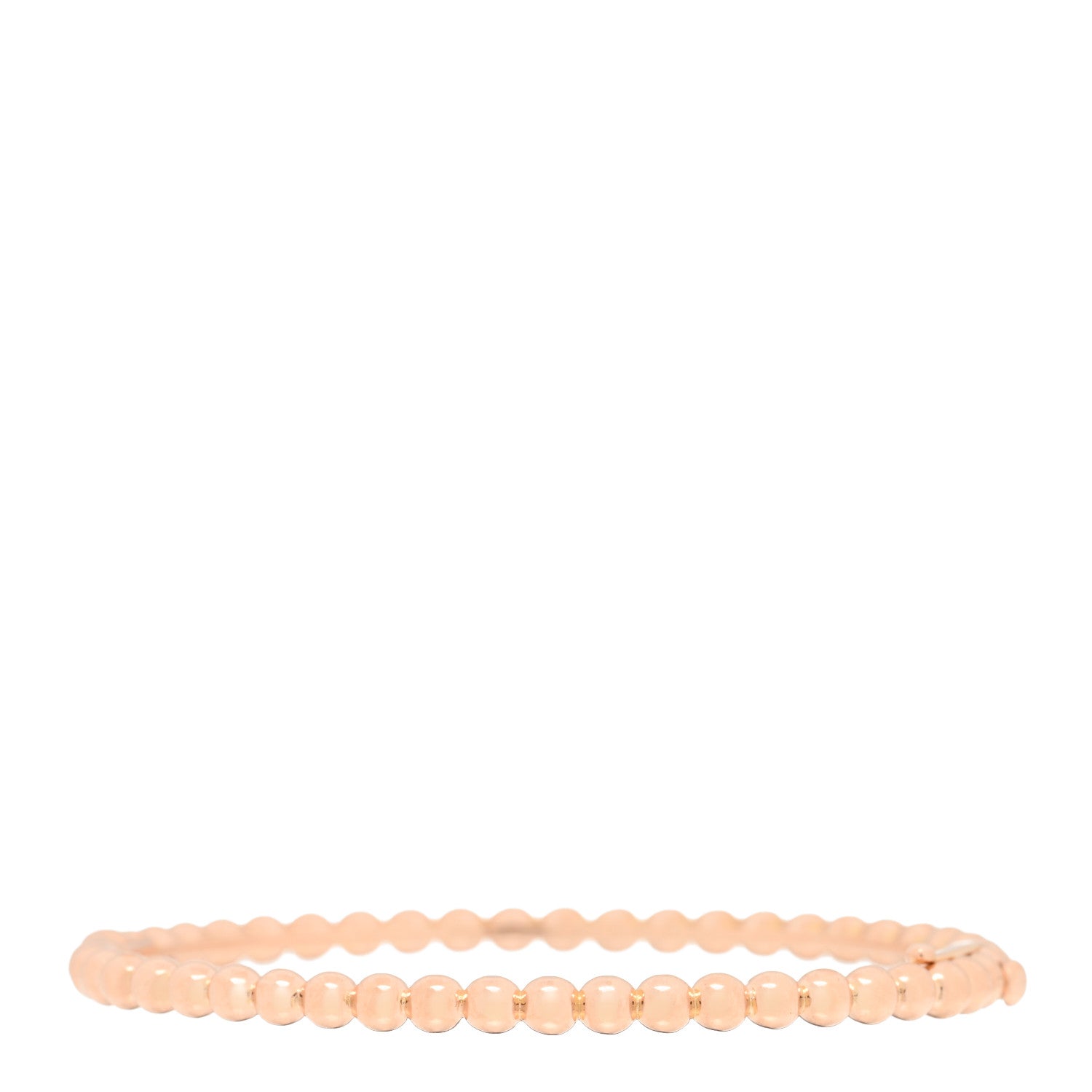 Van Cleef & Arpels 18K Rose Gold Perlee Pearls of Gold Bracelet XS 2 of 4
