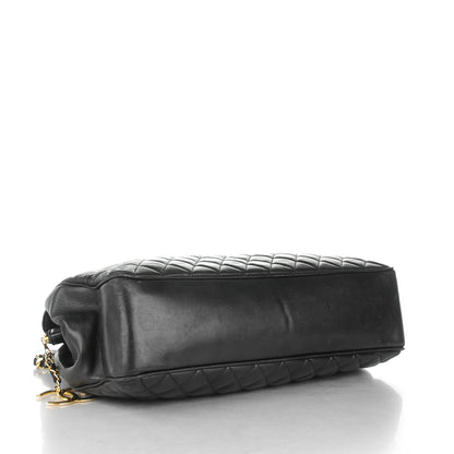 Chanel Lambskin Quilted Shoulder Bag Black 4 of 9