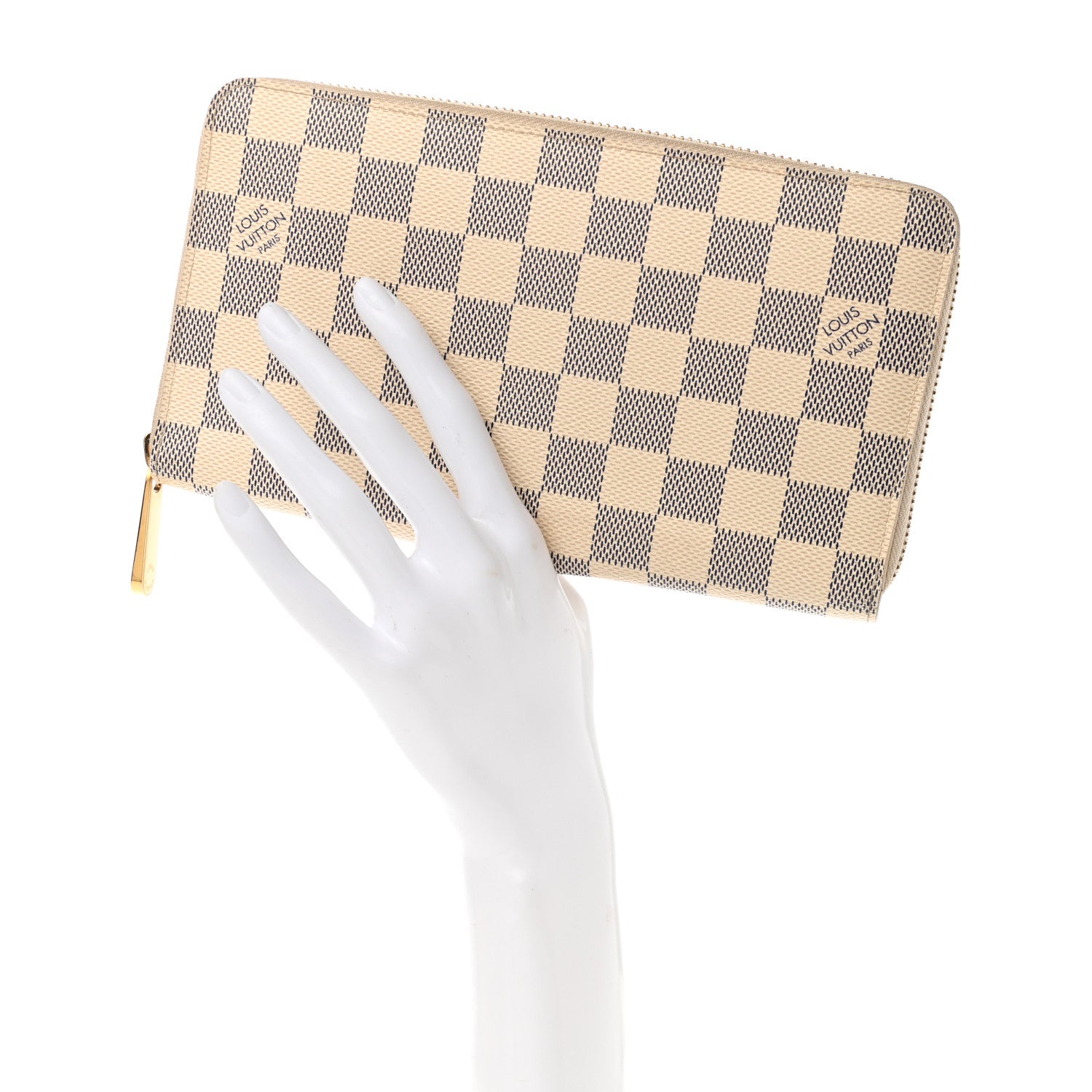 Louis Vuitton Damier Azur Zippy Organizer Wallet 2 of 9