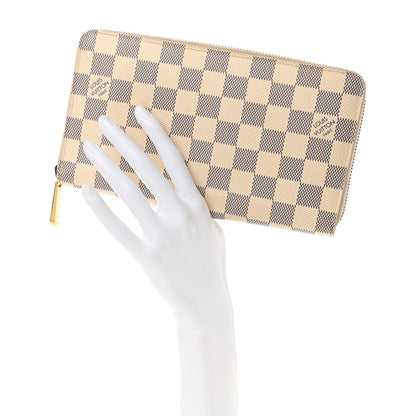 Louis Vuitton Damier Azur Zippy Organizer Wallet 2 of 9