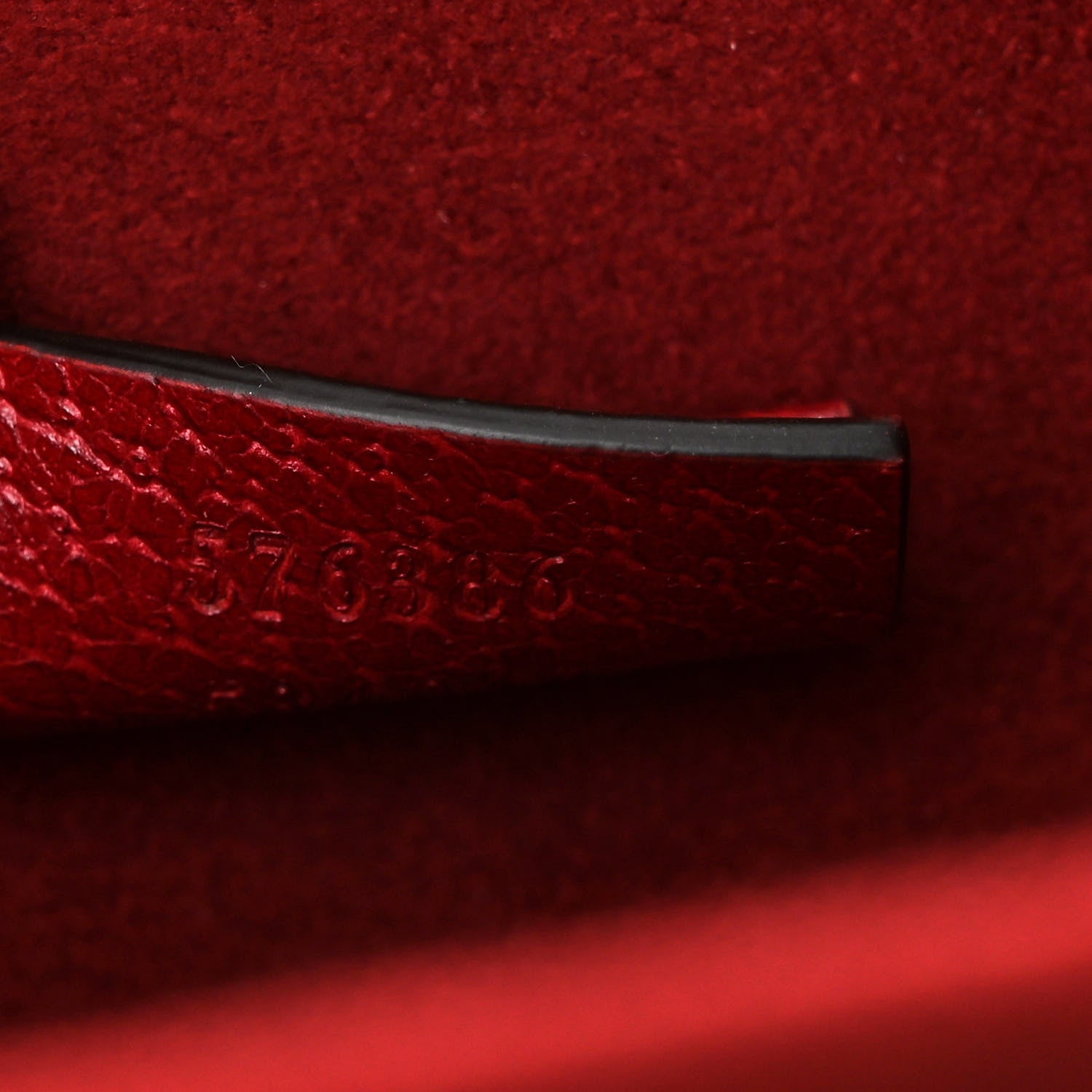 Gucci GG Supreme Monogram Flora Padlock Jewelry Case Red 9 of 13