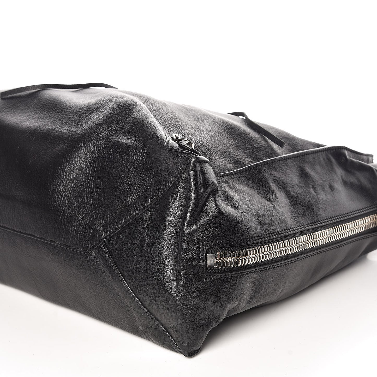 Supple Calfskin Papier A4 Tote Black
