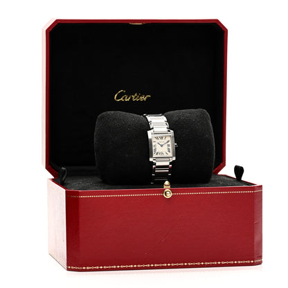 Cartier Stainless Steel 20mm Tank Francaise Quartz Watch 5 of 5