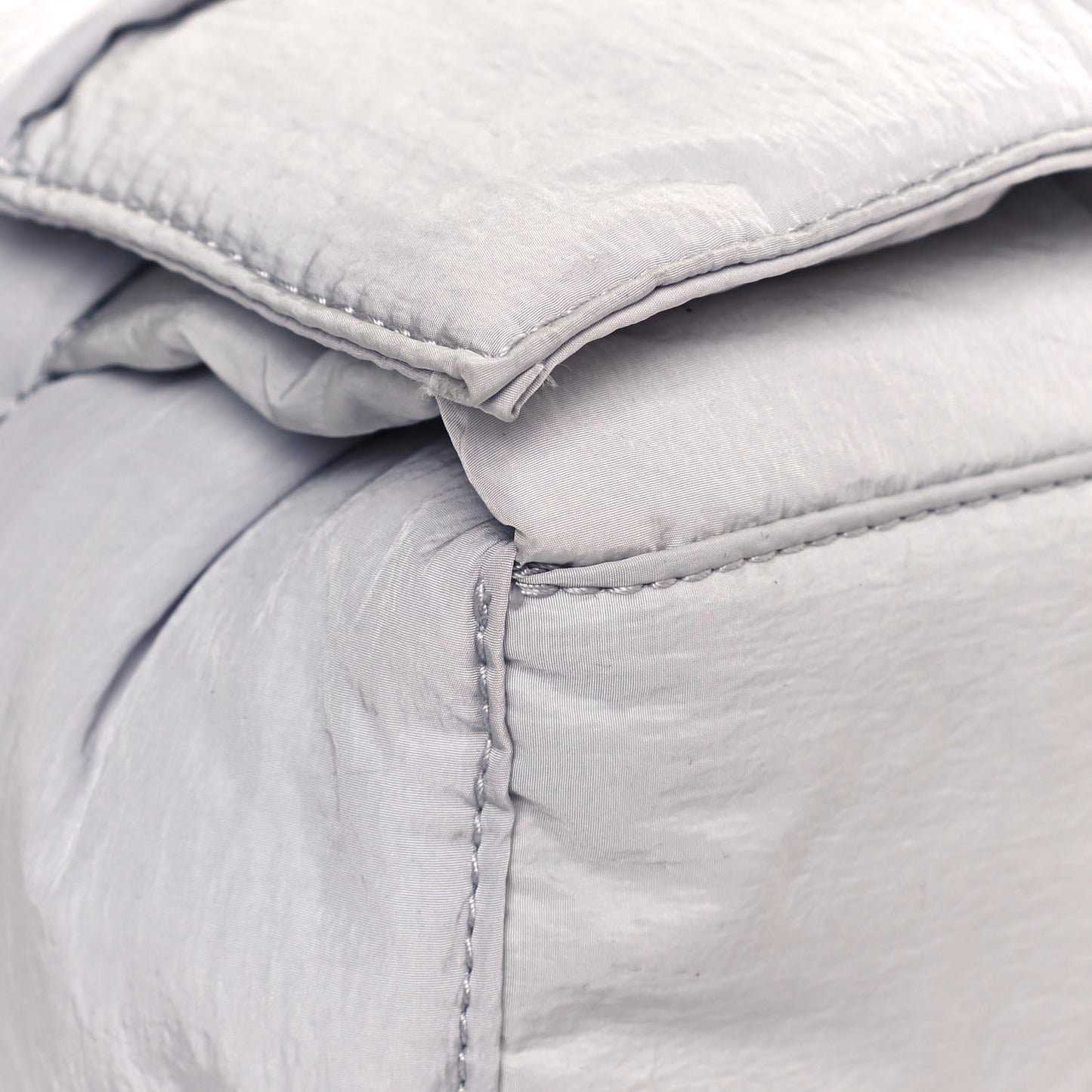 Nylon Intrecciato Padded Tech Cassette Bag Frost