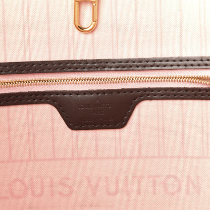 Louis Vuitton Damier Ebene Neo Neverfull MM Rose Ballerine 6 of 12