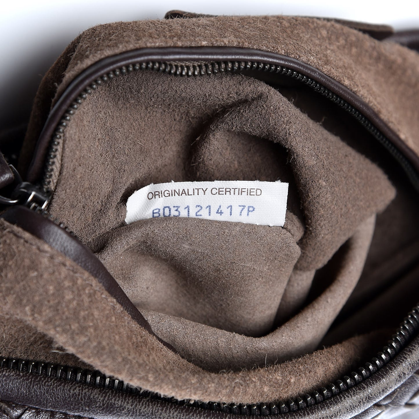 Nappa Intrecciato Small Veneta Hobo Espresso