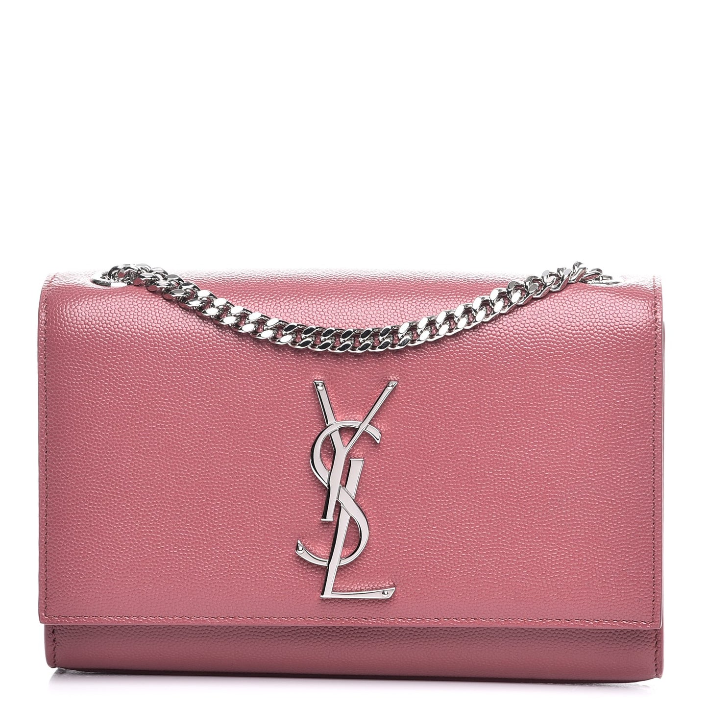Grain De Poudre Small Classic Monogram Kate Satchel Mystic Rose
