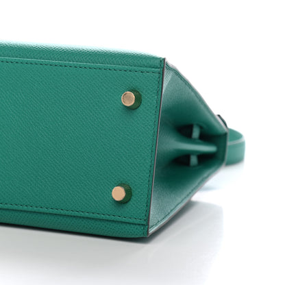 Hermes Epsom Kelly Sellier 25 Vert Jade 9 of 10