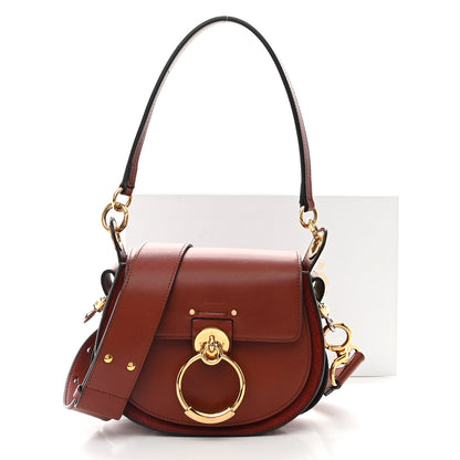 Chloe Calfskin Small Tess Bag Sepia Brown 11 of 11
