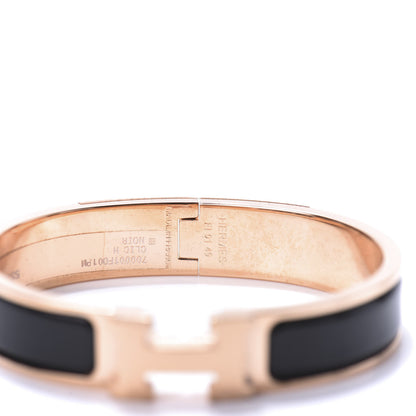 Hermes Enamel Narrow Clic Clac H Bracelet PM Black 4 of 4