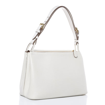 Prada Vitello Daino Flap Shoulder Bag Talco 3 of 10