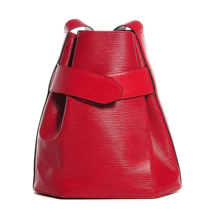 Louis Vuitton Epi Sac D'Epaule Castillan Red 1 of 7