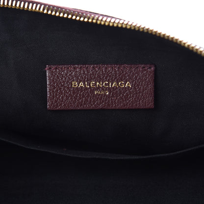 Balenciaga Chevre Gold Metallic Edge Hardware Pouch 5 of 8