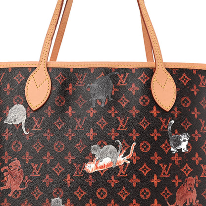 Louis Vuitton Catogram Neverfull MM Marron 8 of 11