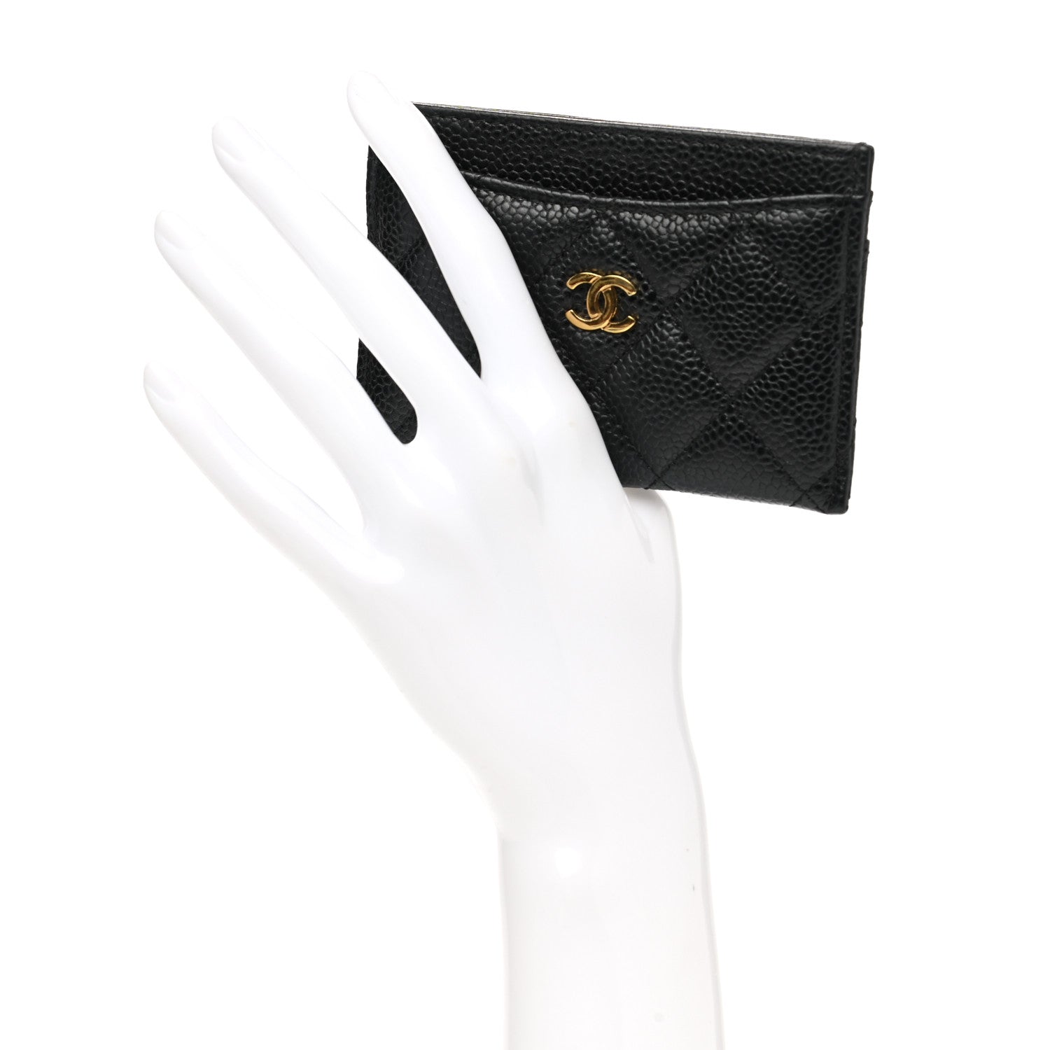Chanel Caviar Quilted Card Holder Black 2 of 8