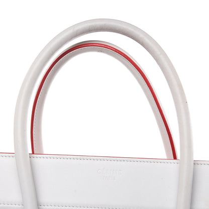 Celine Smooth Calfskin Medium Phantom Luggage White 22 of 26