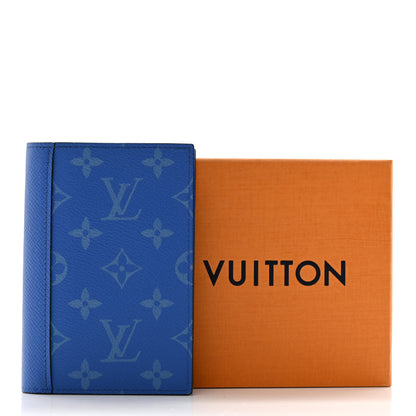 Louis Vuitton Monogram Taiga Passport Cover Agave Blue 7 of 7