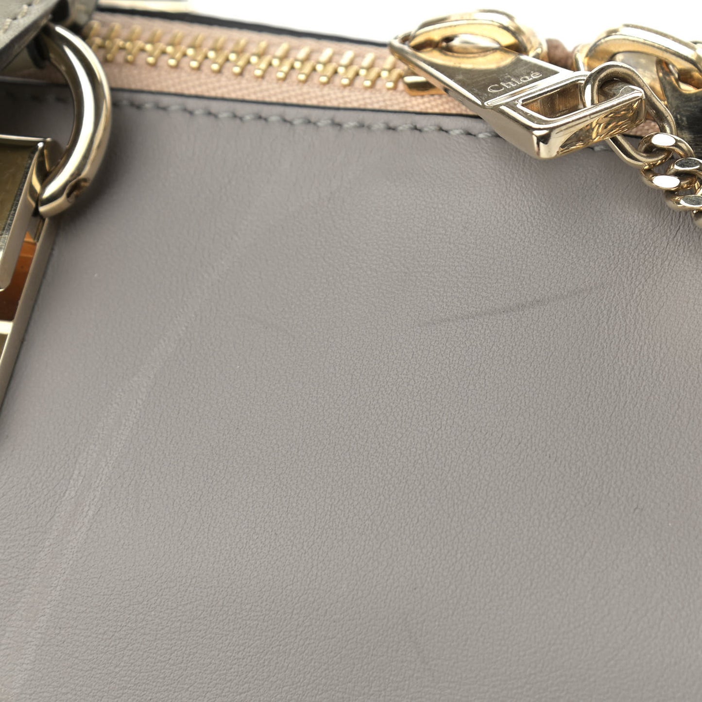 Smooth Calfskin Mini Baylee Tote Cashmere Grey