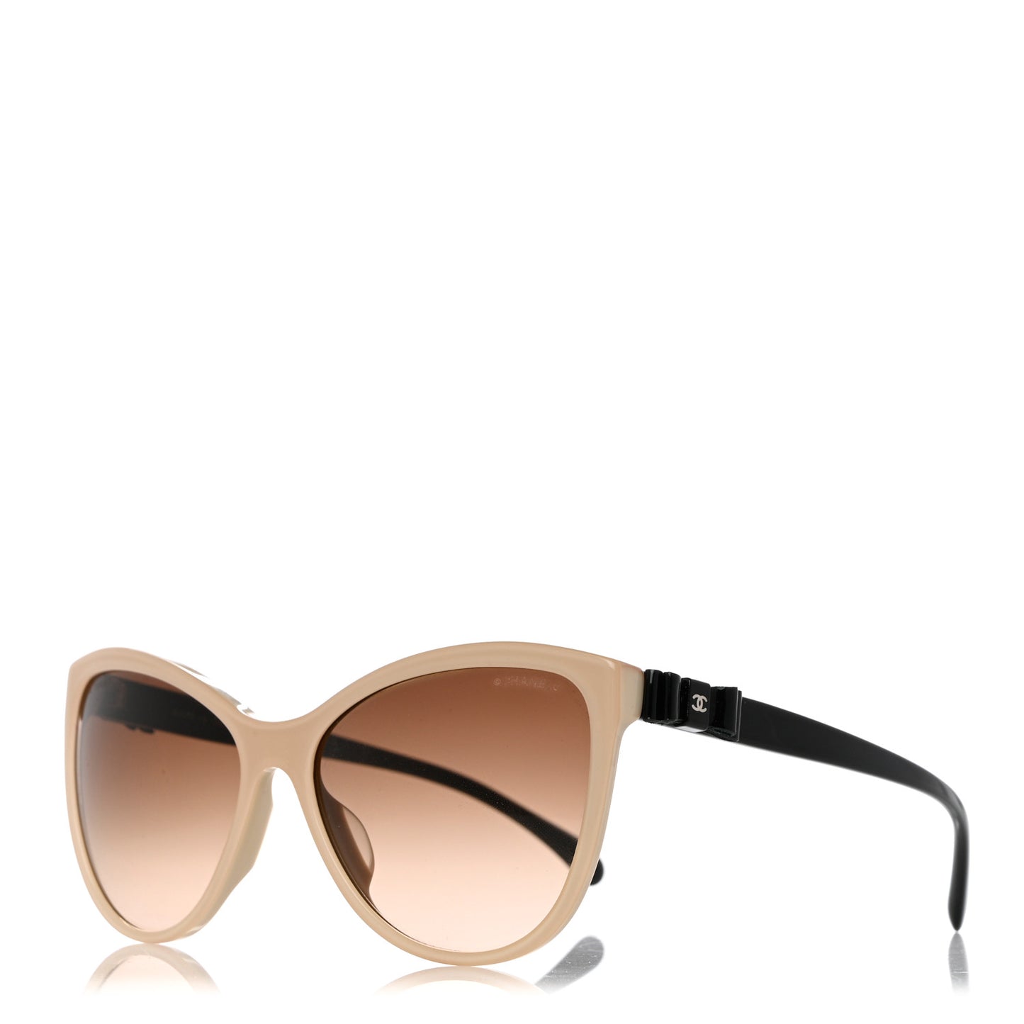 Butterfly Charms Sunglasses 5281-Q Beige Black