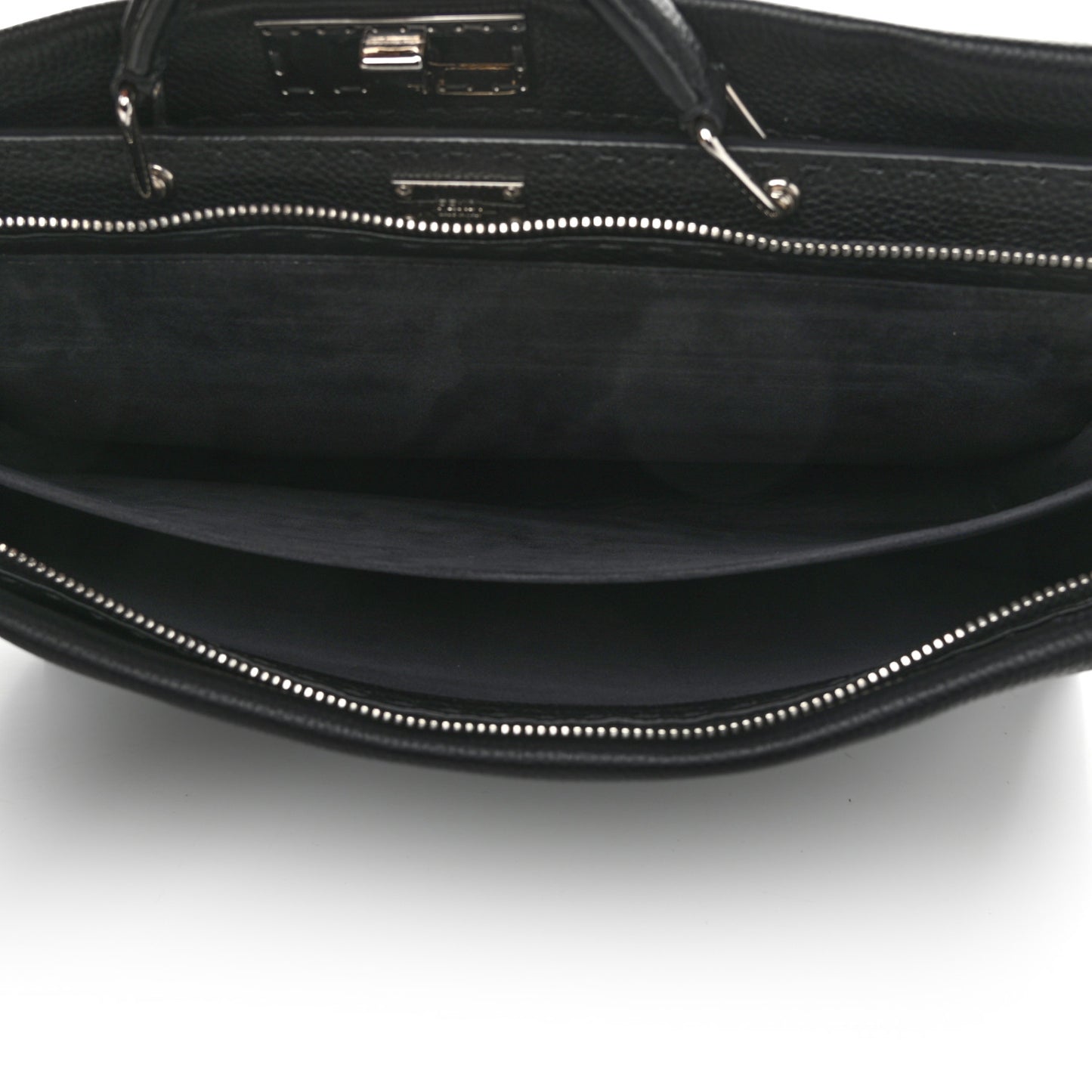 Cuoio Romano Selleria Large Mens Peekaboo Iconic Essential Satchel Black