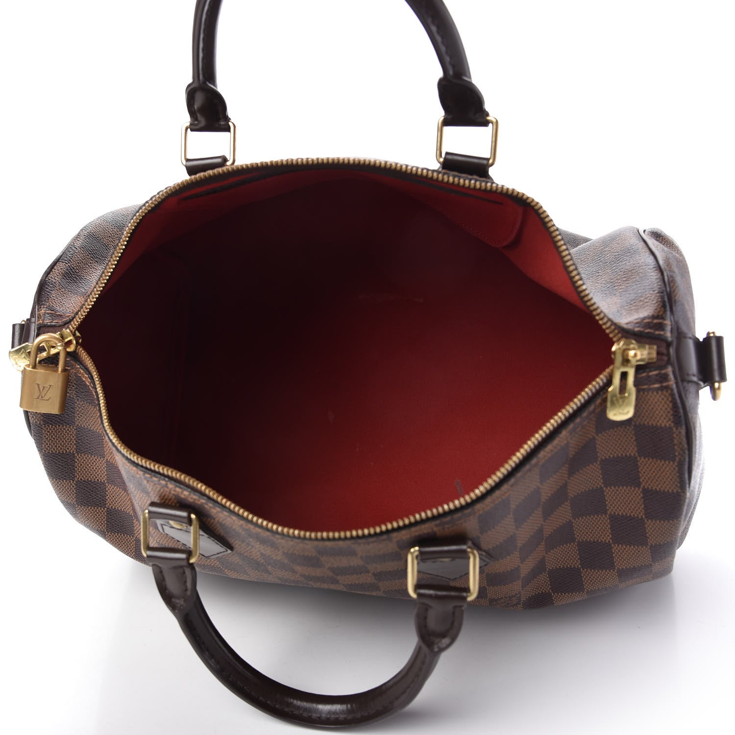 Louis Vuitton Damier Ebene Speedy Bandouliere 35 5 of 10