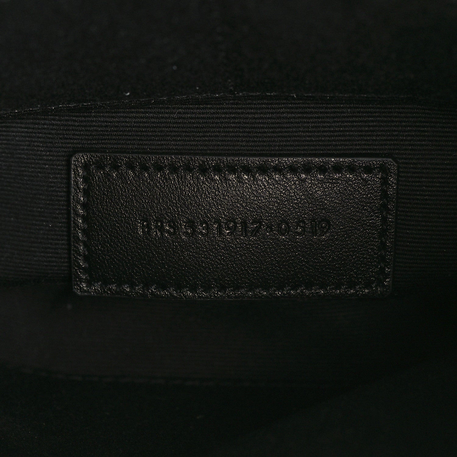 Saint Laurent Raffia Zipped Pouch Natural Black 7 of 9