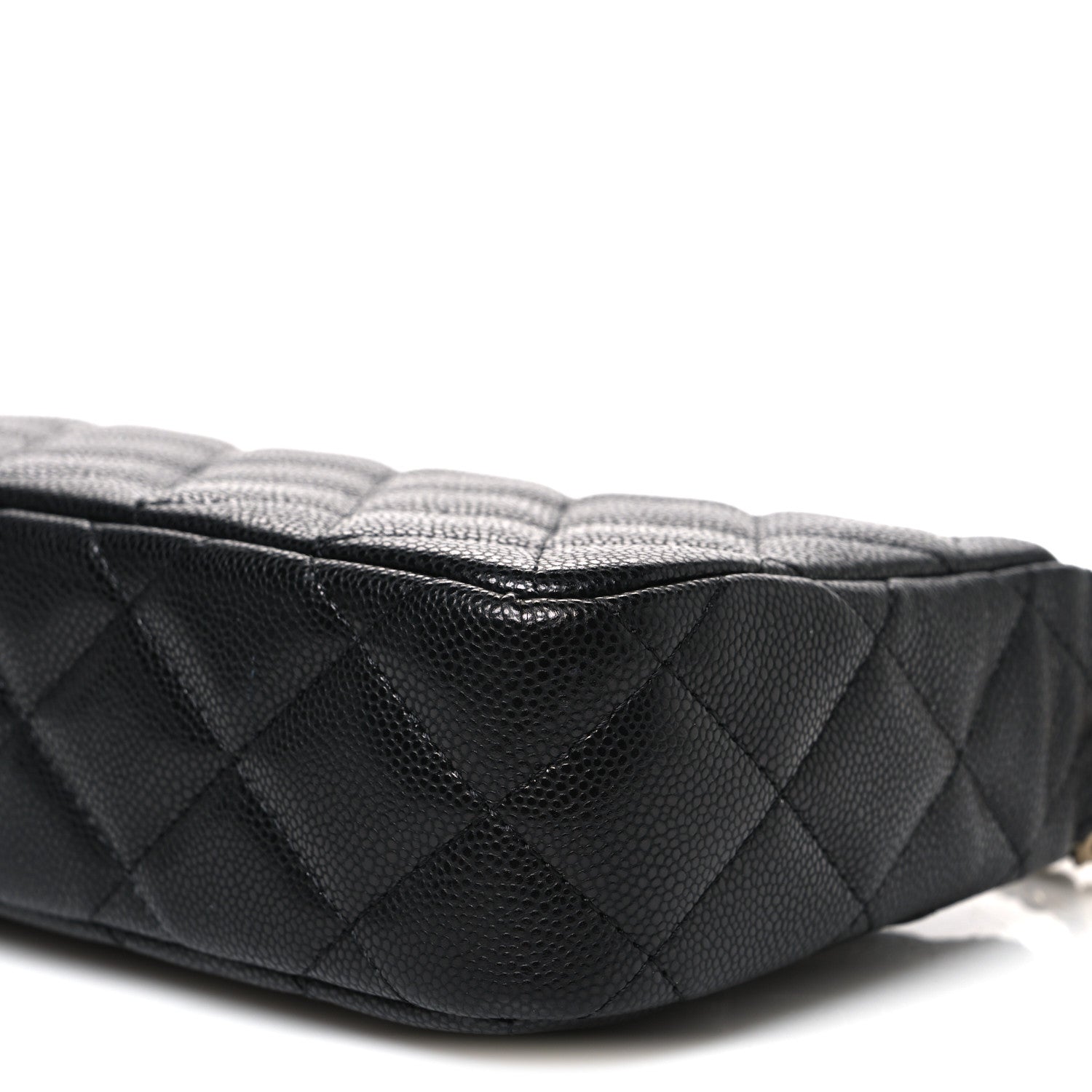 Chanel Caviar Quilted Purse With Chain Black 10 of 11